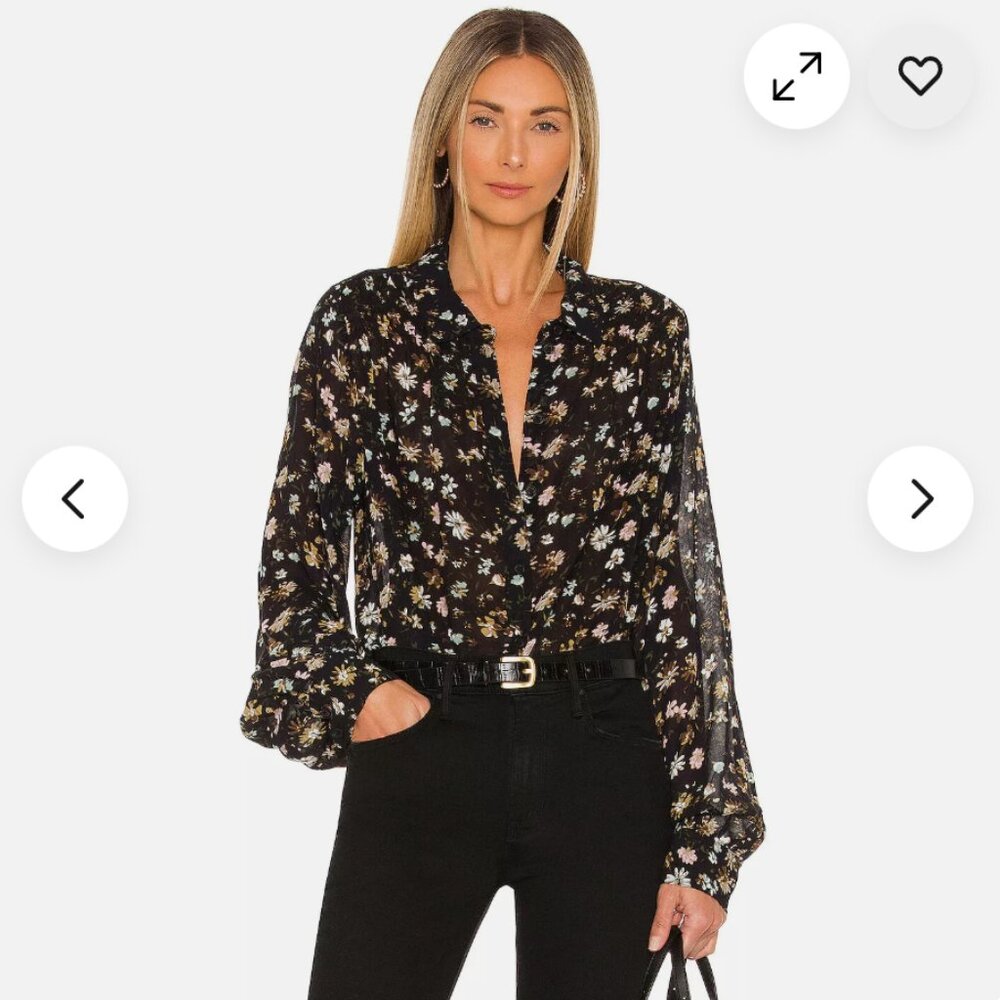 Sanctuary Sheer Button Down Top - image 1